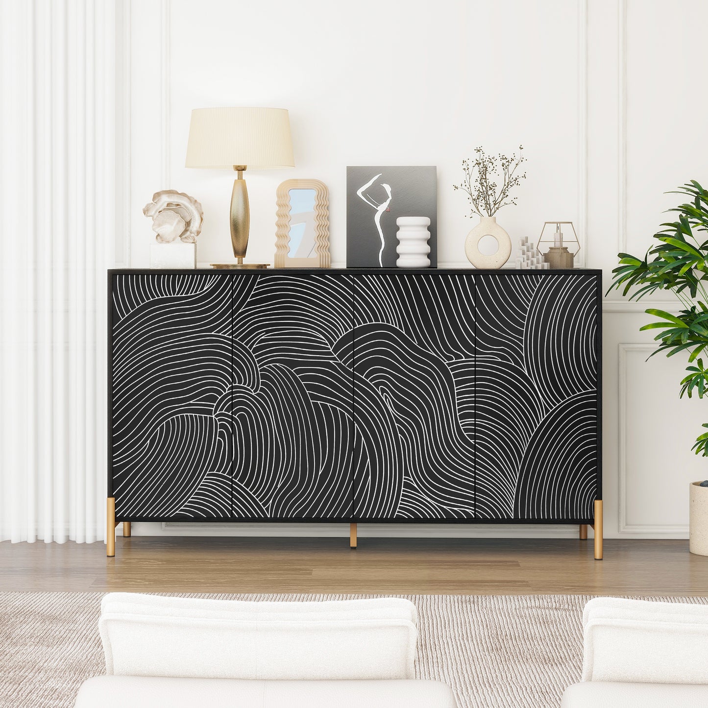 Modern Flow Engraven Cabinet