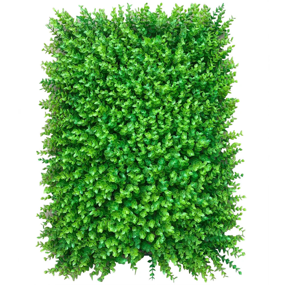 12-Pack Artificial Boxwood Topiary Hedge Panels, Faux Grass Wall Mat