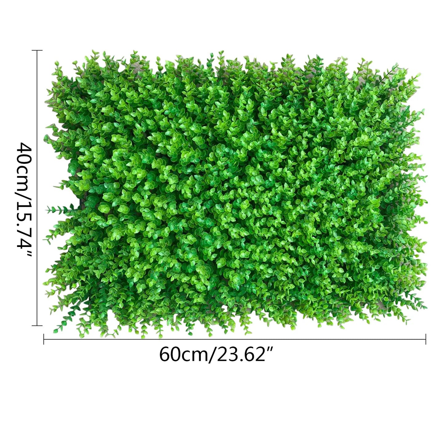 12-Pack Artificial Boxwood Topiary Hedge Panels, Faux Grass Wall Mat