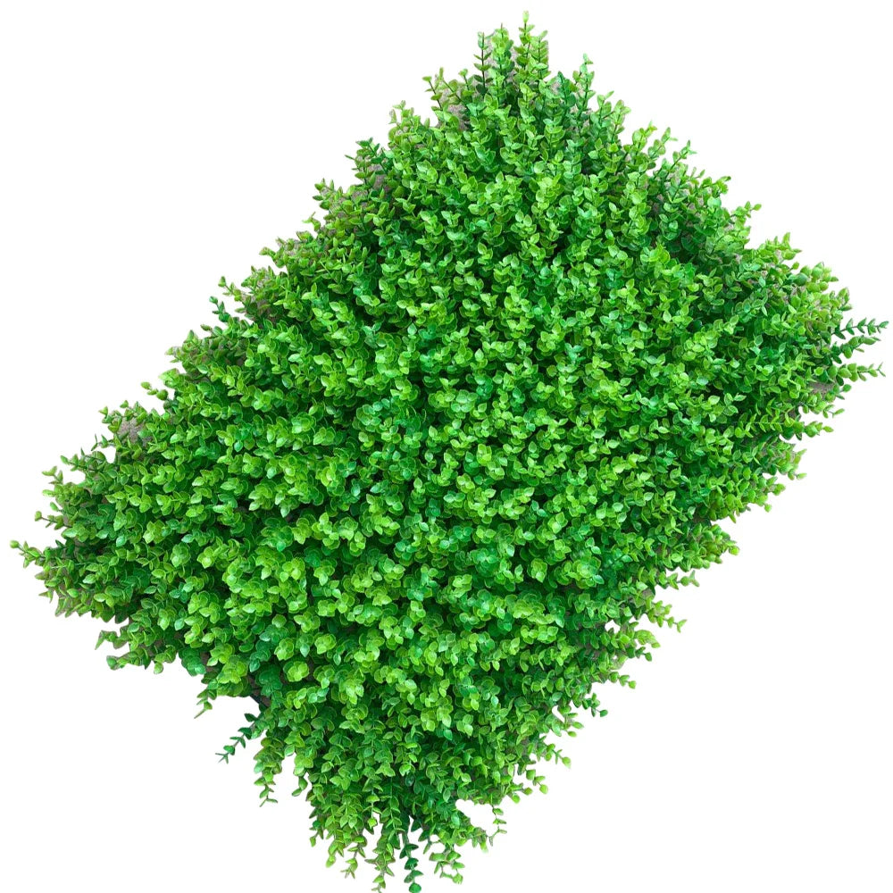 12-Pack Artificial Boxwood Topiary Hedge Panels, Faux Grass Wall Mat