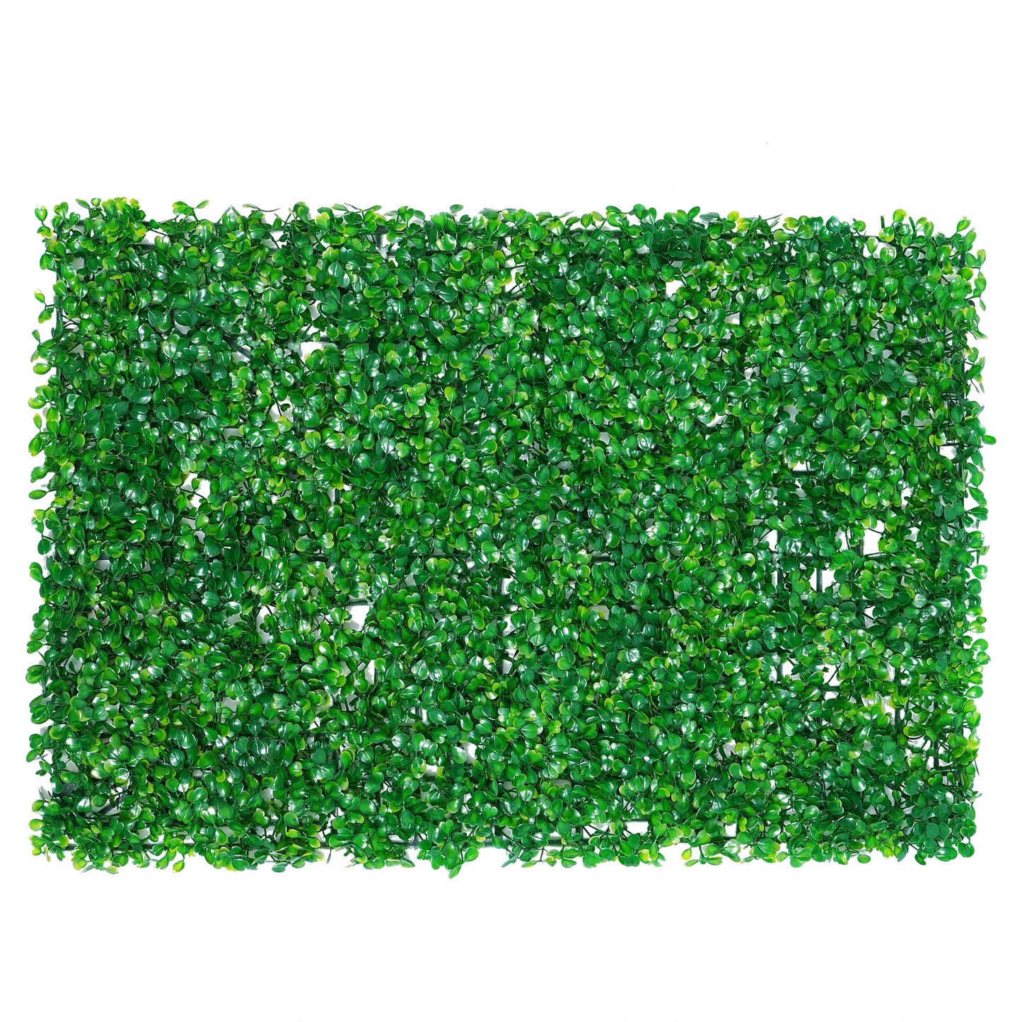 12-Pack Artificial Boxwood Topiary Hedge Panels, Faux Grass Wall Mat