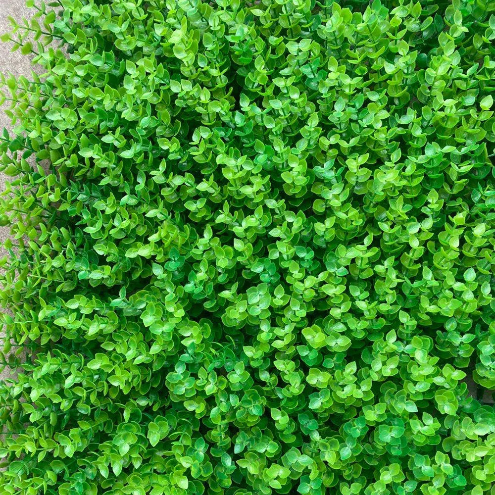 12-Pack Artificial Boxwood Topiary Hedge Panels, Faux Grass Wall Mat